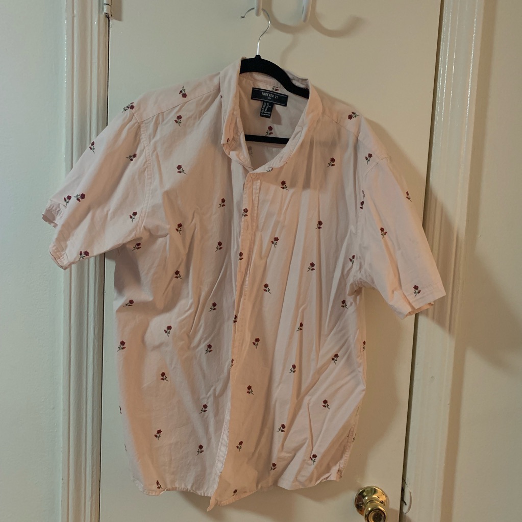 Rose Button Down
